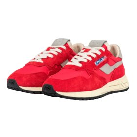 AUTRY - REELWIND LOW SNEAKERS | WHITE/RED