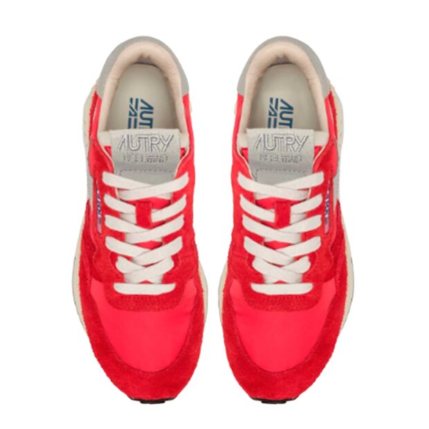 AUTRY - REELWIND LOW SNEAKERS | WHITE/RED