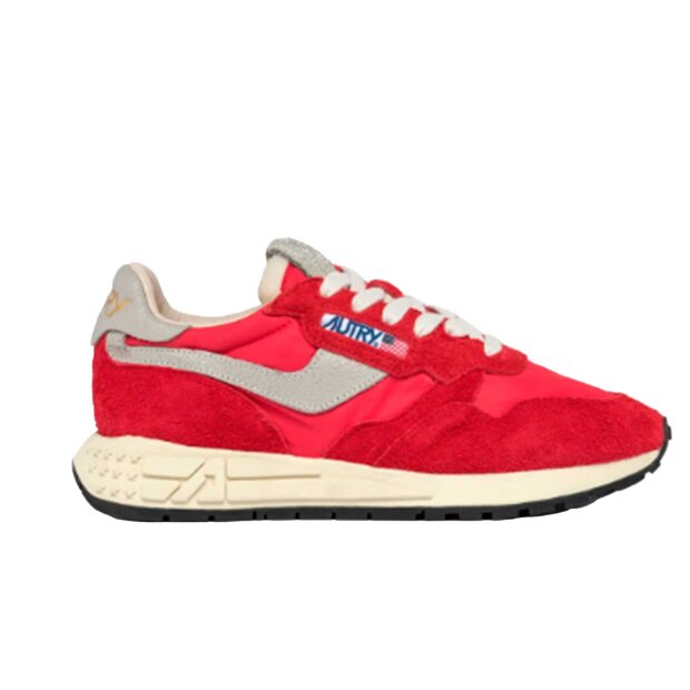 AUTRY - REELWIND LOW SNEAKERS | WHITE/RED