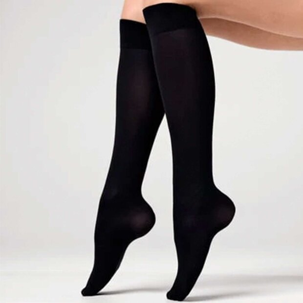 SNEAKY FOX - INGRID KNÆSTRØMPER | BLACK