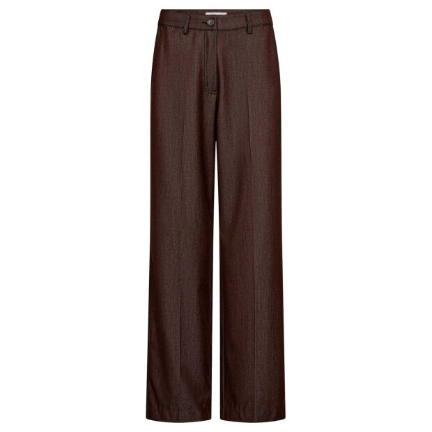 CO COUTURE - TERRY DENIM PANT | DARK BROWN
