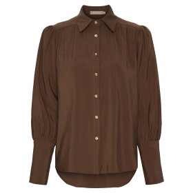 MARTA DU CHATEAU - RHEA SHIRT | MORO