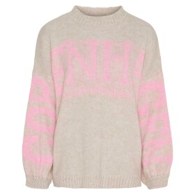 MARTA DU CHATEAU - ARIA KNIT | BEIGE/PINK