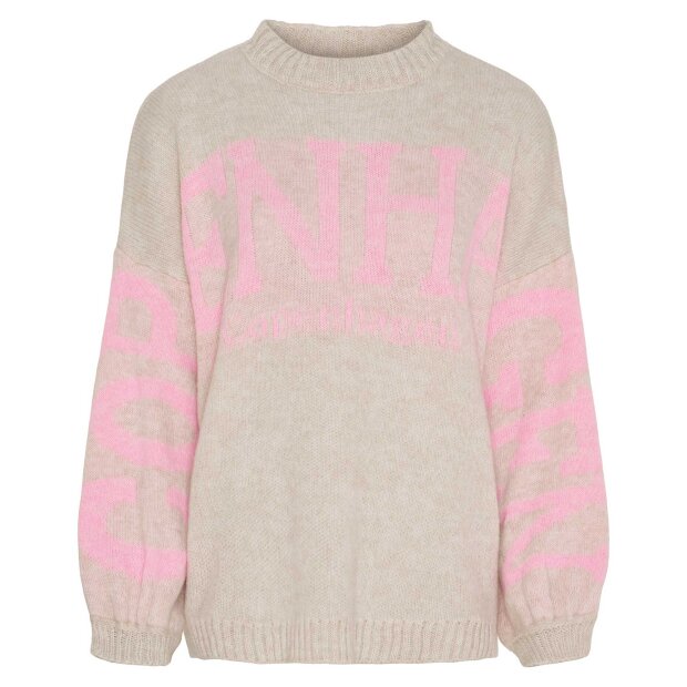 MARTA DU CHATEAU - ARIA KNIT | BEIGE/PINK