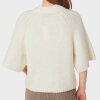 NEO NOIR - BENUTA FLUFFY KNIT CARDIGAN | OFF WHITE
