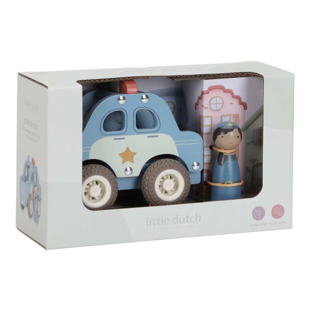 LITTLE DUTCH - POLITIBIL M/TRÆFIGUR
