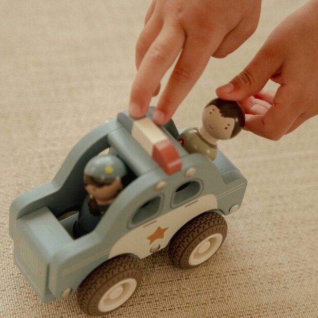 LITTLE DUTCH - POLITIBIL M/TRÆFIGUR