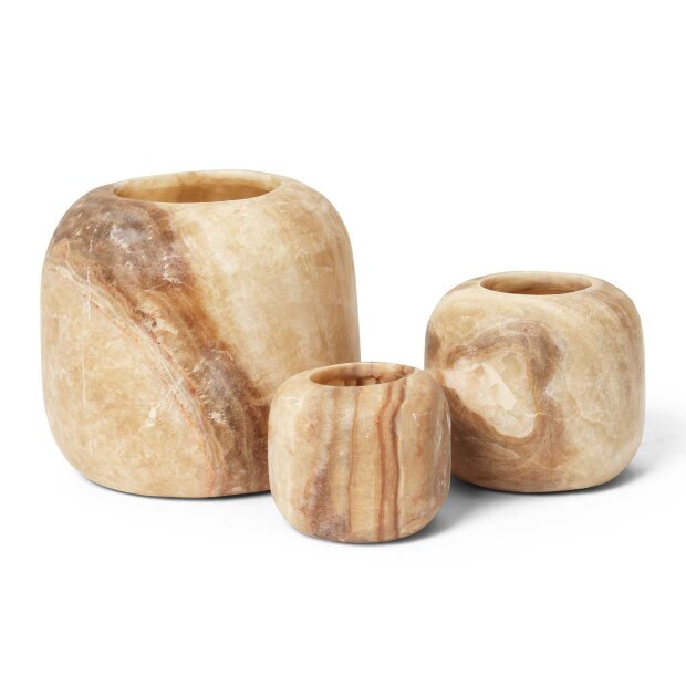 SIROCCO LIVING - ALABASTER STAGE CURRA 14 CM | BRUN