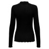JDY - FRANSISKA L/S HI-NECK TOP | BLACK