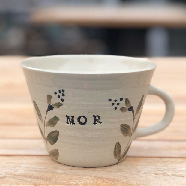 STINEMEI KERAMIK - PERSONLIG KOP M/HANK | MOR/TRANS/EVIG FLOR