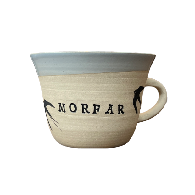 STINEMEI KERAMIK - PERSONLIG KOP M/HANK | MORFAR/BLÅ/SVALE