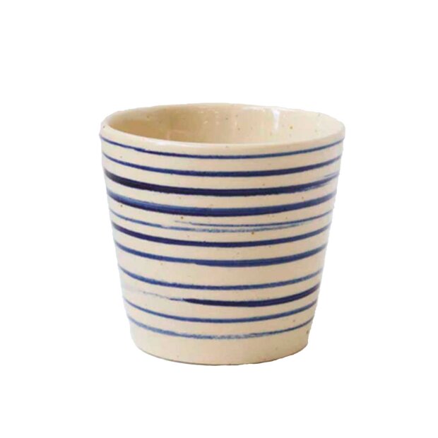 BORNHOLMS KERAMIKFABRIK - ORIGINAL CUP | BLUE PINSTRIPE
