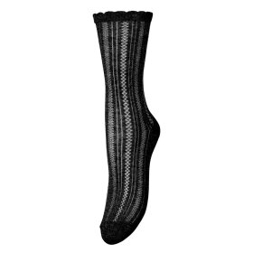 BECK SØNDERGAARD - CROCHIA COTTA SOCK | BLACK