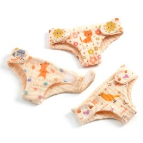 DJECO - KIT - 3 NAPPIES