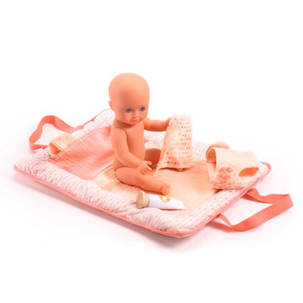 DJECO - CHANGING BAG - PINK PEAK