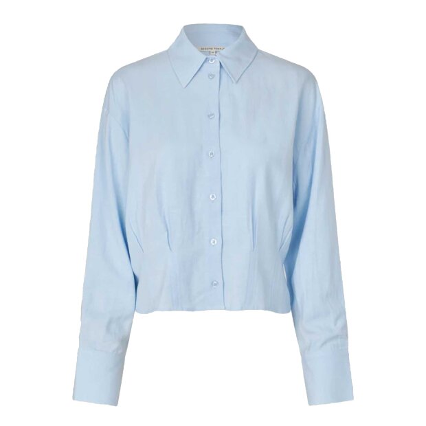 SECOND FEMALE - NURA SHIRT | HALOGEN BLUE