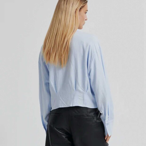 SECOND FEMALE - NURA SHIRT | HALOGEN BLUE