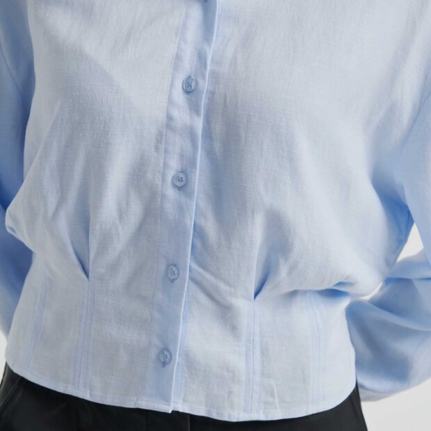 SECOND FEMALE - NURA SHIRT | HALOGEN BLUE