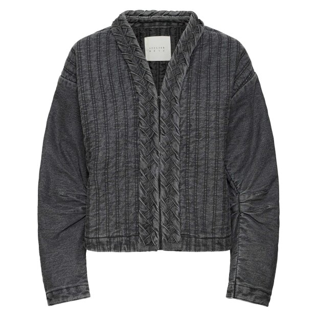ATELIER REVE - POLINE CASUAL JACKET | DENIM GREY WASH