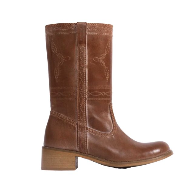 DICO Copenhagen - JULIA WESTERN STITCHING | COGNAC