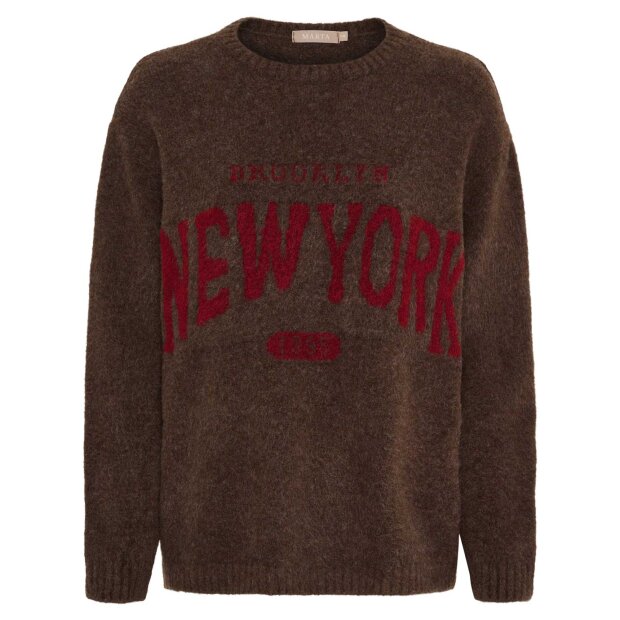 MARTA DU CHATEAU - MARA KNIT | MORO/BORDEAUX