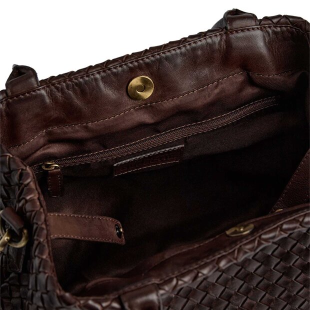 DEPECHE - SOFYA SHOULDERBAG | DARK BROWN