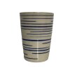 BORNHOLMS KERAMIKFABRIK - TALL CUP | BLUE PINSTRIPE