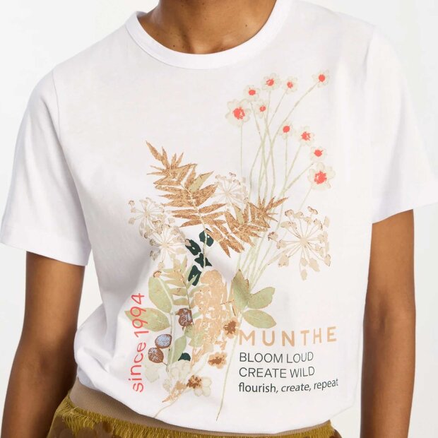 MUNTHE - BODI T-SHIRT | WHITE