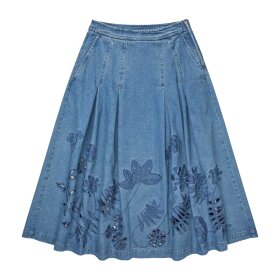 MUNTHE - BOWEN SKIRT | BLUE