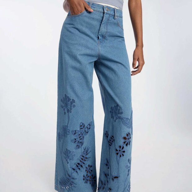 MUNTHE - ECUBE PANTS | BLUE 