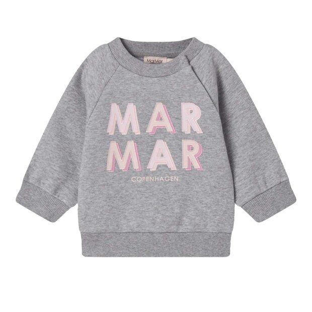 MARMAR COPENHAGEN - THEOS B SWEATSHIRT | PINK LOGO
