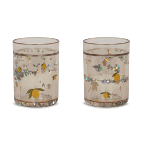 KONGES SLØJD - GLITTER CUPS - 2 STK. | LEMON