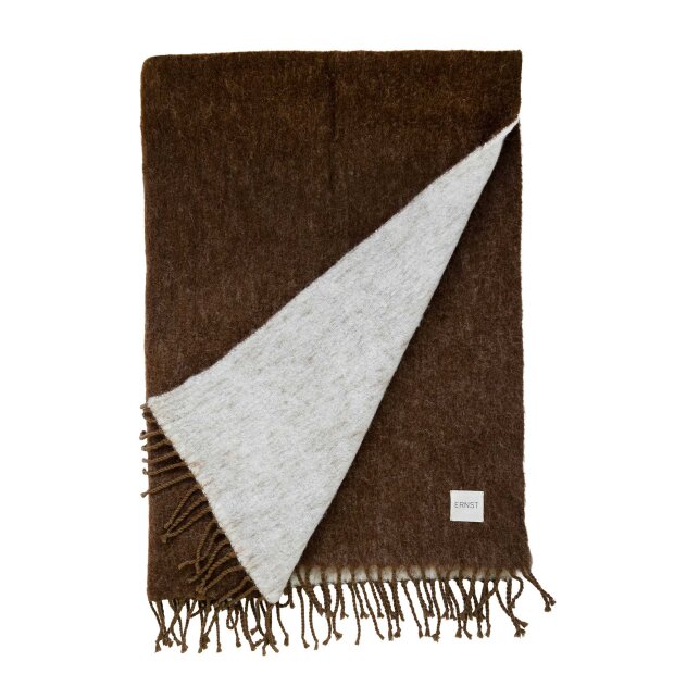 ERNST - PLAID M/FRYNSER | KOLA/VIT