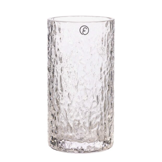 ERNST - VASE M/MØNSTRET GLAS