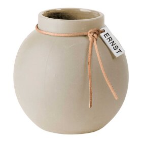 ERNST - VASE RUND BEIGE