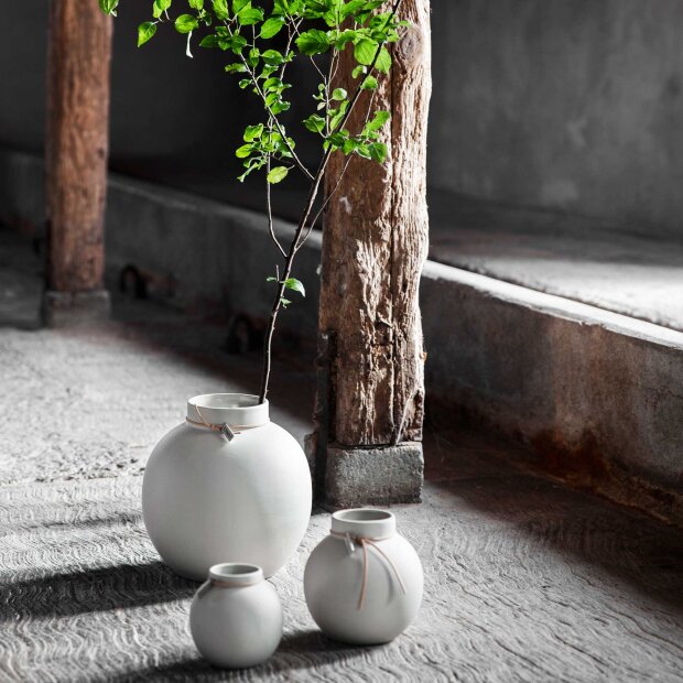 ERNST - VASE RUND BEIGE