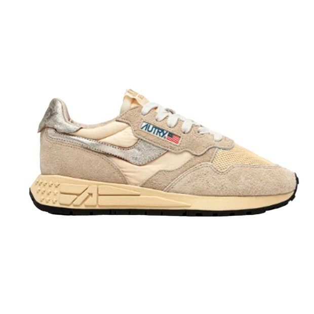 AUTRY - REELWIND LOW SNEAKERS | ECRU/PLATIN
