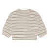 HUST AND CLAIRE - SIGURT FINE STRIPED KNIT | SNOW WHITE
