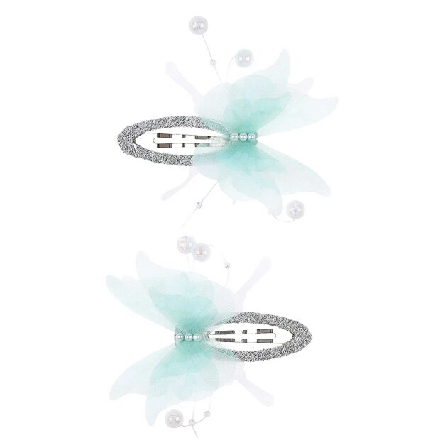 SOUZA - HAIR CLIPS SUE BUTTERFLY BLUE
