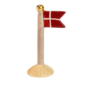 SPEEDTSBERG - KERAMIK FLAG 14 CM | BEIGE M/PRIK