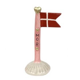 SPEEDTSBERG - KERAMIK FLAG MOR 14 CM | BEIGE FOD