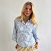 CONTINUE COPENHAGEN - MILI EMBRODERY BLOUSE | BLUE STRIPE