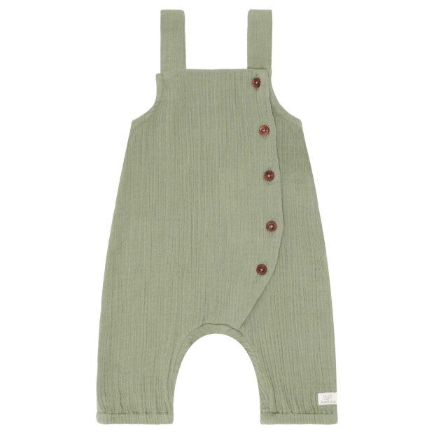 HUST AND CLAIRE - MELIK MUSELIN OVERALL | LIGHT GREEN
