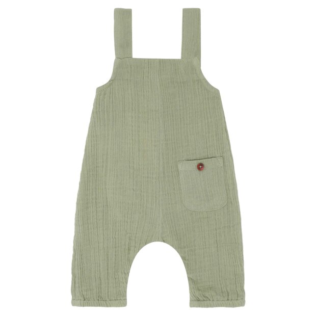 HUST AND CLAIRE - MELIK MUSELIN OVERALL | LIGHT GREEN