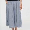 MOSHI MOSHI MIND - PIN STRIPE SKIRT | SEA BLUE/WHITE