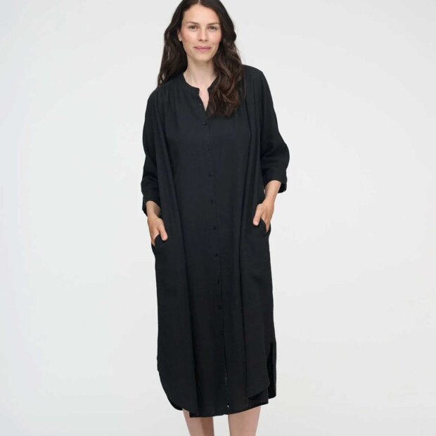 MOSHI MOSHI MIND - LAURELLA SHIRTDRESS LINEN | MOONLESS NIGHT