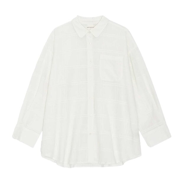 MOSHI MOSHI MIND - AVALON DOBBY CHECK SHIRT | OFF WHITE