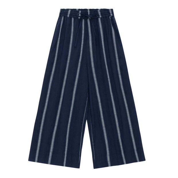 MOSHI MOSHI MIND - STORIE STRIPE PANTS | DARK NAVY/WHITE