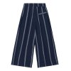 MOSHI MOSHI MIND - STORIE STRIPE PANTS | DARK NAVY/WHITE