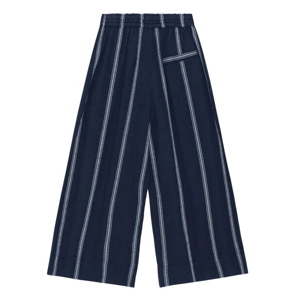 MOSHI MOSHI MIND - STORIE STRIPE PANTS | DARK NAVY/WHITE